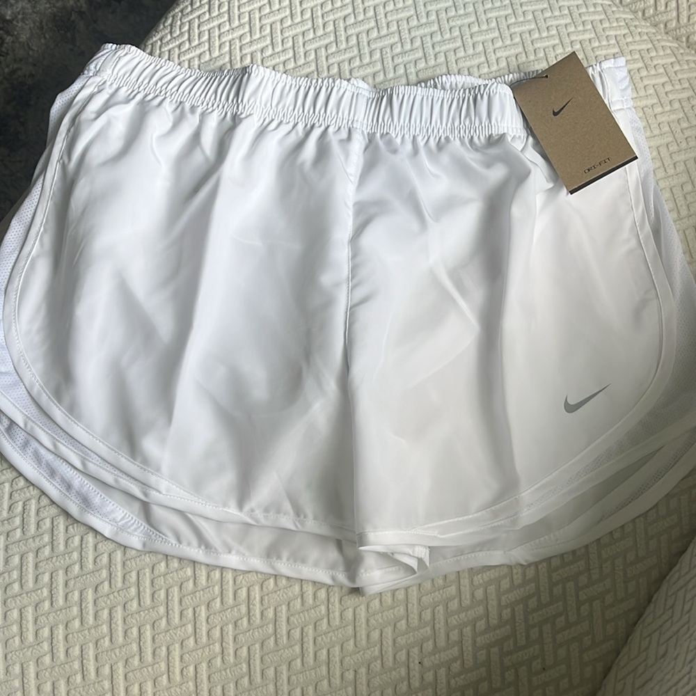 Nike White Running Shorts, new